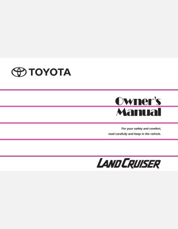 toyota land cruiser 70 series 2022-2023 owners  manual